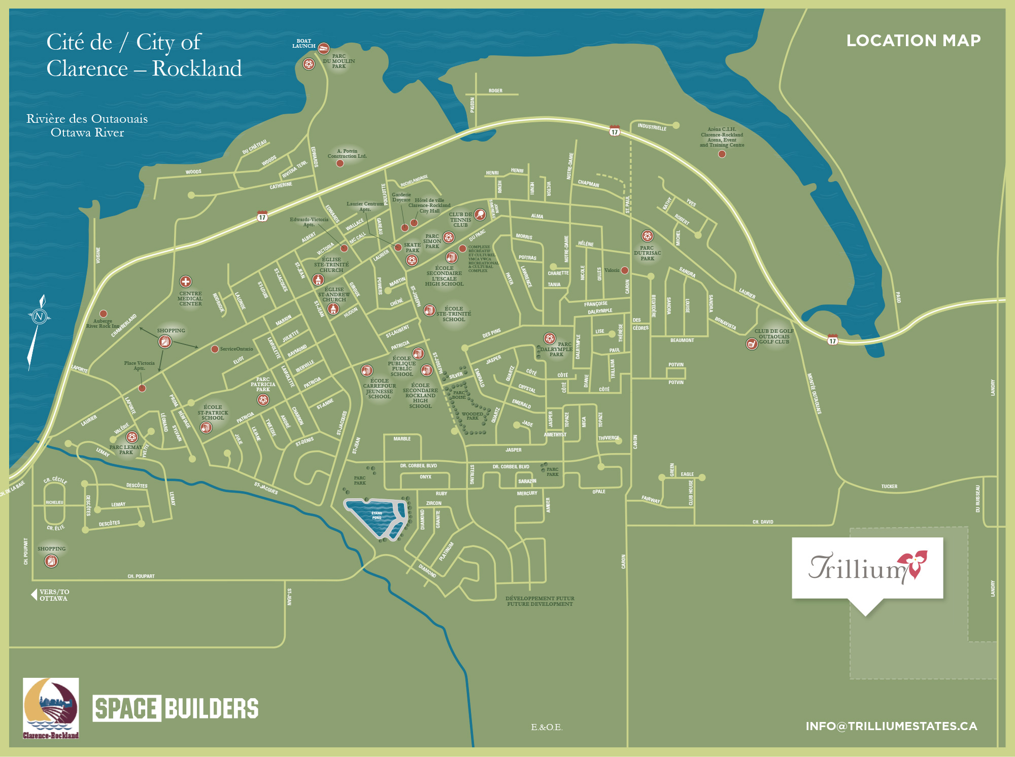 trillium estates location map large format.
